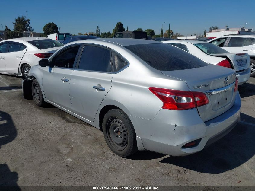 2019 NISSAN SENTRA S - 3N1AB7AP6KY376409