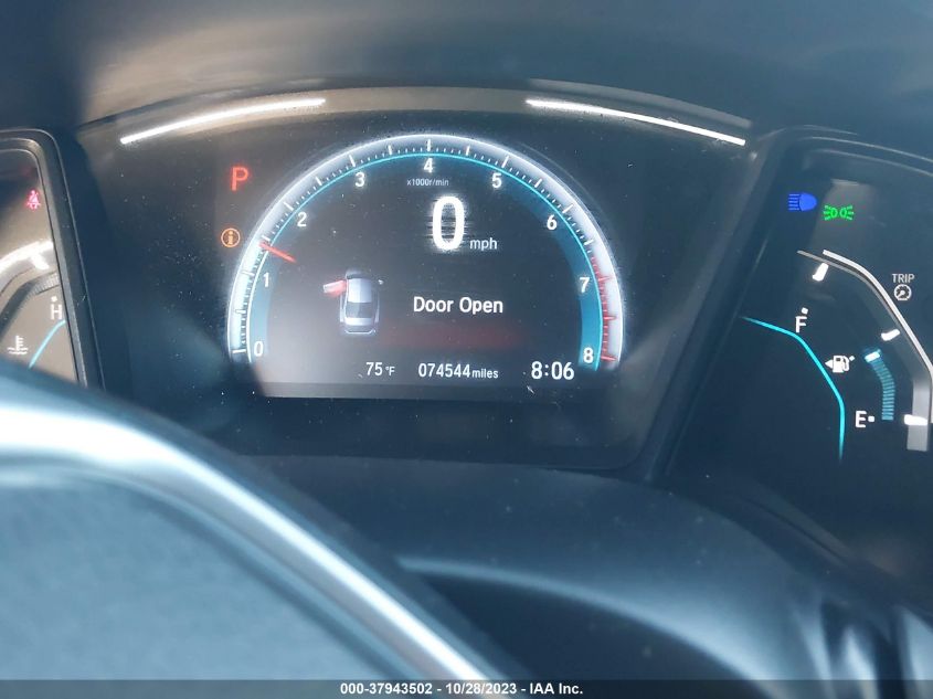 2019 HONDA CIVIC LX - 2HGFC2F6XKH513040