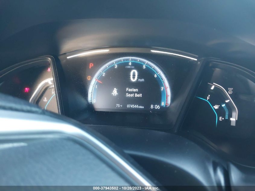 2019 HONDA CIVIC LX - 2HGFC2F6XKH513040
