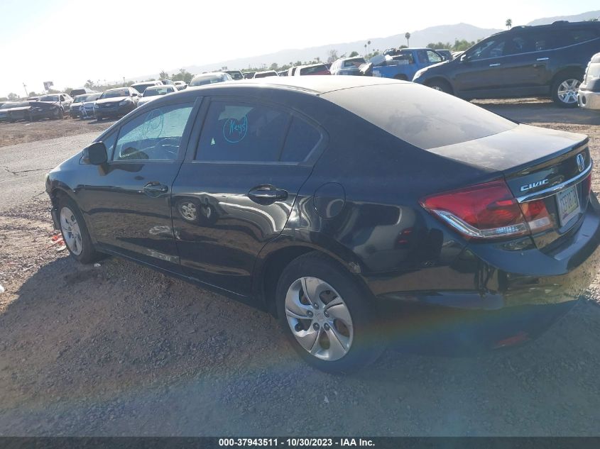2013 HONDA CIVIC SDN LX - 19XFB2F53DE284174