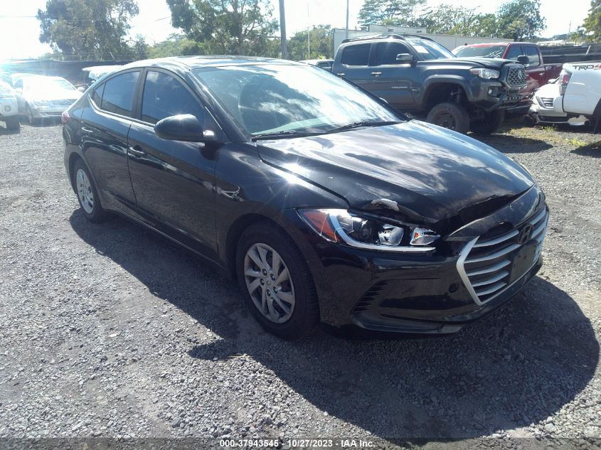 2018 HYUNDAI ELANTRA SE - KMHD74LF9JU520465