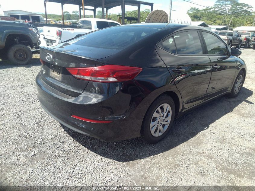 2018 HYUNDAI ELANTRA SE - KMHD74LF9JU520465