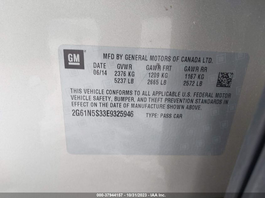 2014 CADILLAC XTS LUXURY - 2G61N5S33E9325946