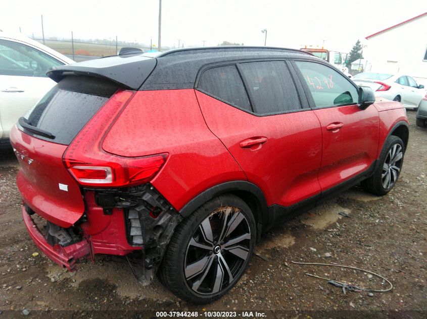 2022 VOLVO XC40 RECHARGE PURE ELECTRIC P8 TWIN ULTIMATE - YV4ED3UB4N2702242
