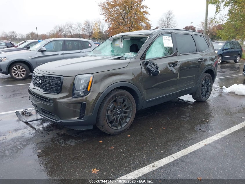 VIN 5XYP3DHC6NG249030 2022 KIA TELLURIDE EX