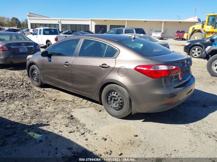 2015 KIA FORTE LX - KNAFX4A62F5260134
