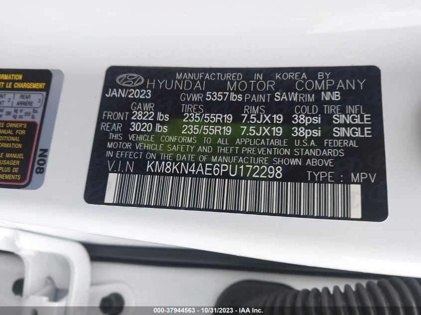 2023 HYUNDAI IONIQ 5 SEL - KM8KN4AE6PU172298