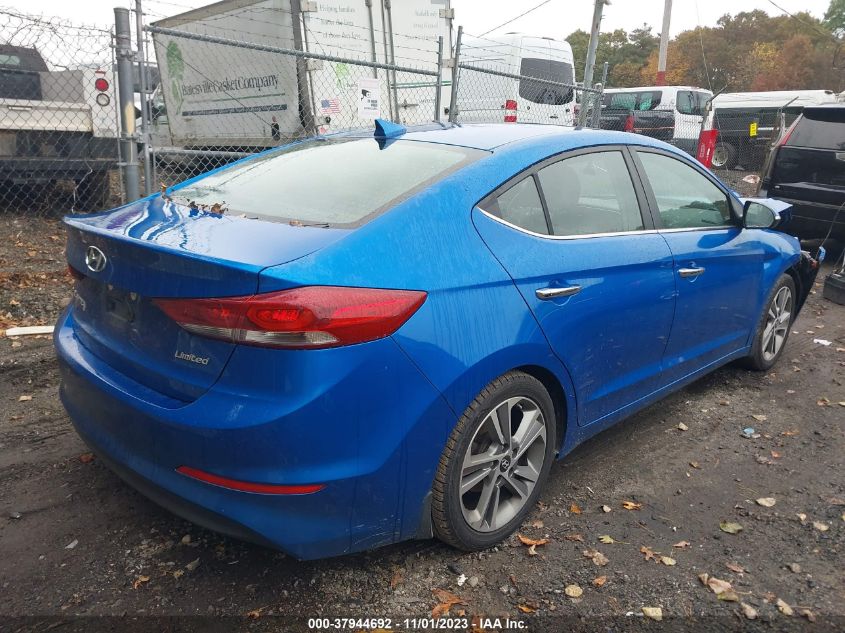 2017 HYUNDAI ELANTRA SE/VALUE/LIMITED - KMHD84LF4HU292382