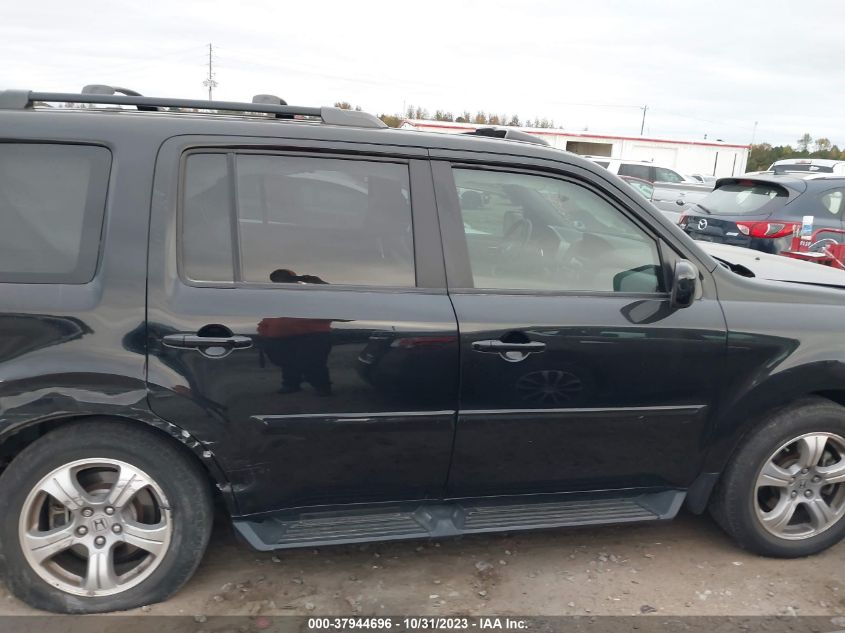2013 HONDA PILOT EXLN - 5FNYF4H78DB071920