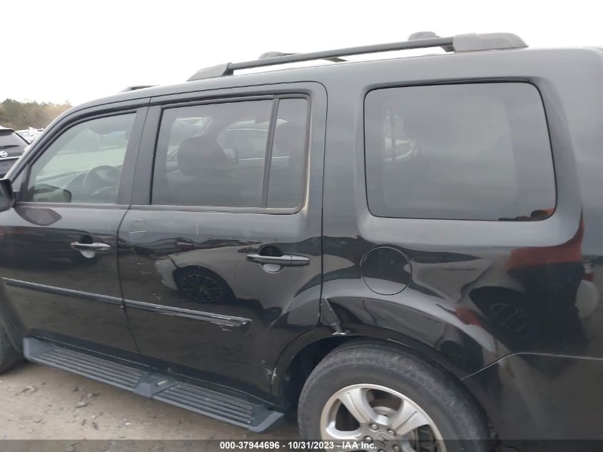 2013 HONDA PILOT EXLN - 5FNYF4H78DB071920