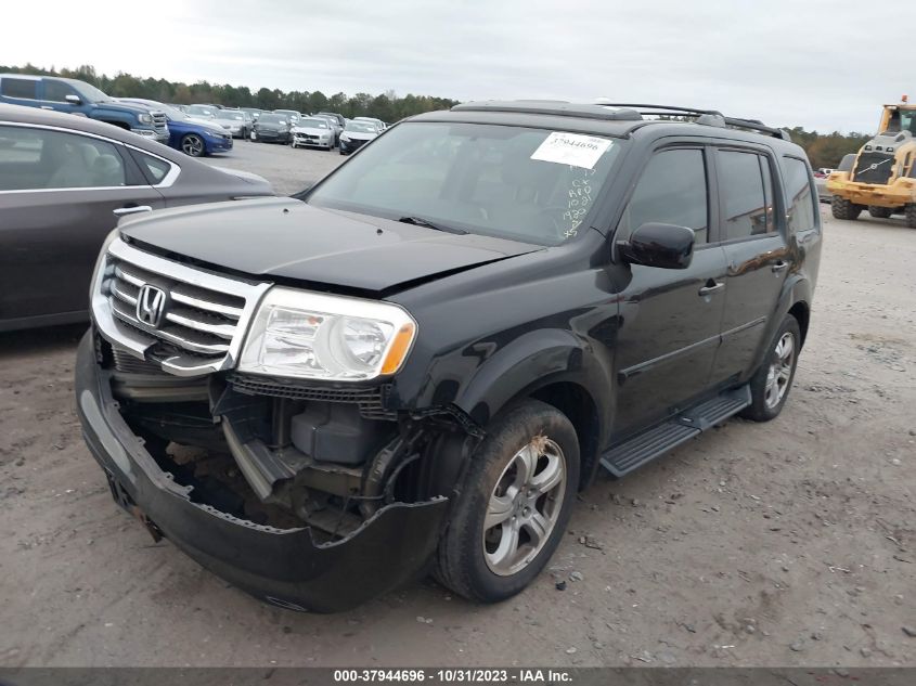 2013 HONDA PILOT EXLN - 5FNYF4H78DB071920