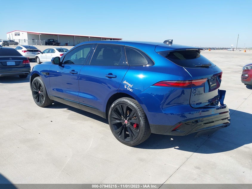 VIN SADCJ2EX7NA700342 2022 JAGUAR F-PACE S