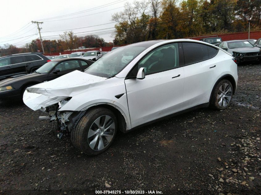 2021 TESLA MODEL Y LONG RANGE - 5YJYGDEE7MF114255