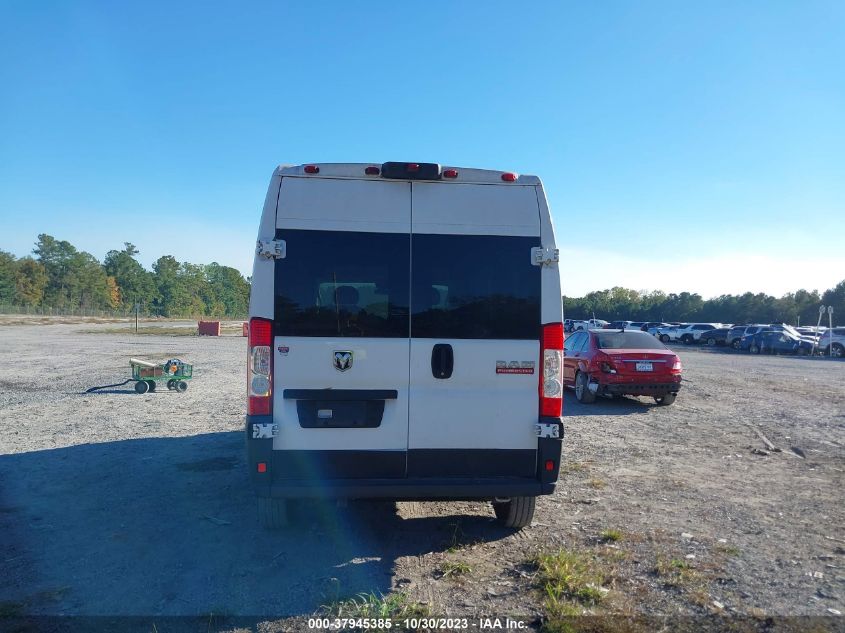 2019 RAM PROMASTER 1500 136" WB 3C6TRVBG9KE538868