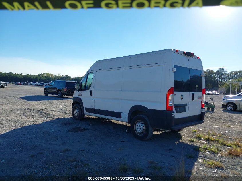 2019 RAM PROMASTER 1500 136" WB 3C6TRVBG9KE538868