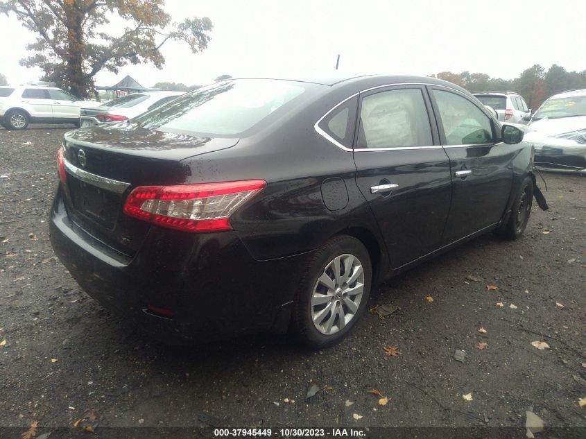 2015 NISSAN SENTRA S - 3N1AB7AP5FY250631