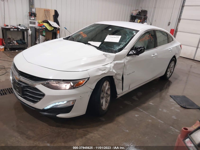 VIN 1G1ZD5ST2LF101261 2020 CHEVROLET MALIBU FWD LT