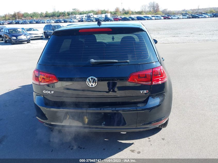 2016 VOLKSWAGEN GOLF TSI S W/SUNROOF - 3VW217AU0GM057755