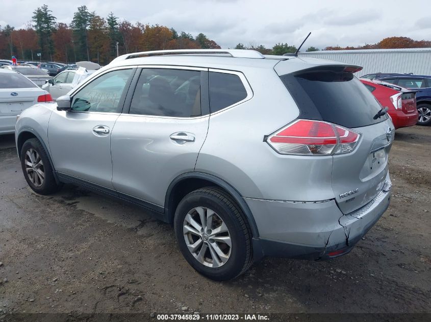 2015 NISSAN ROGUE S/SL/SV - KNMAT2MV7FP503294