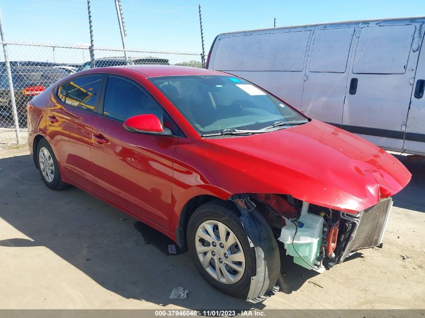 2017 HYUNDAI ELANTRA SE - KMHD74LF8HU357544
