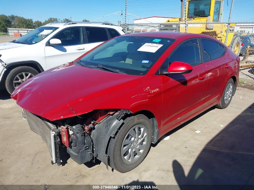 2017 HYUNDAI ELANTRA SE - KMHD74LF8HU357544