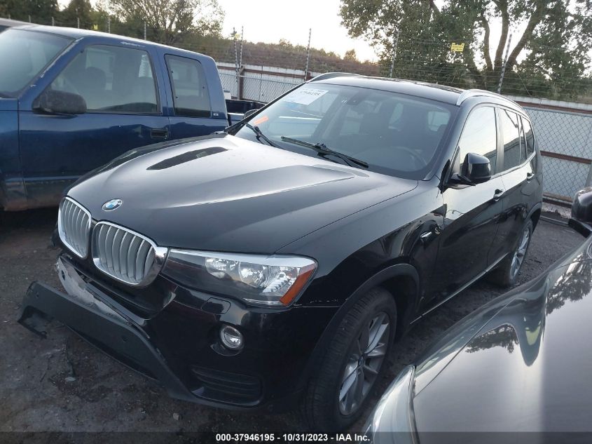 2017 BMW X3 XDRIVE28I - 5UXWX9C33H0W66490