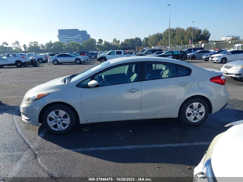 2015 KIA FORTE LX - KNAFK4A60F5416461