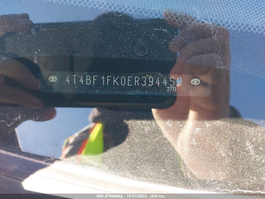 2014 TOYOTA CAMRY L/SE/LE/XLE - 4T4BF1FK0ER394459