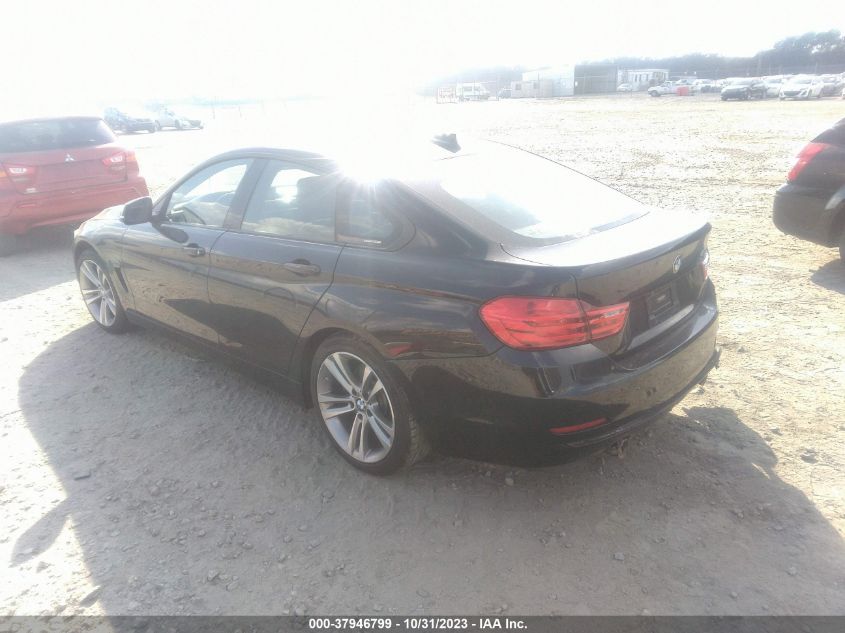 2015 BMW 435I GRAN COUPE WBA4B1C57FD955451