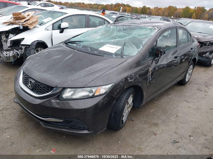 2014 HONDA CIVIC LX - 2HGFB2F50EH547132