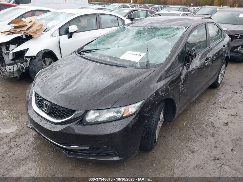 2014 HONDA CIVIC LX - 2HGFB2F50EH547132