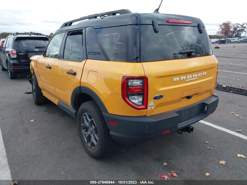 2021 FORD BRONCO SPORT BADLANDS - 3FMCR9D92MRA63635