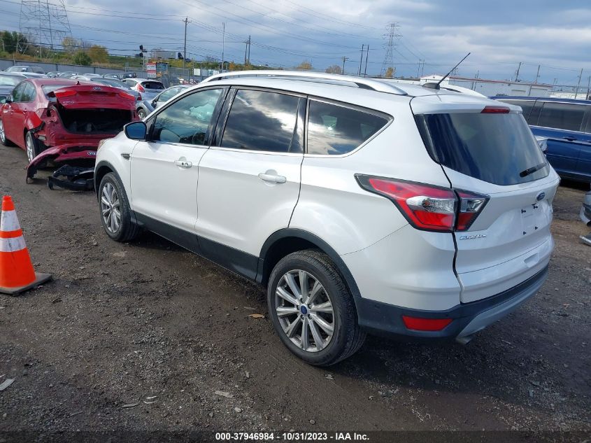 2017 FORD ESCAPE TITANIUM - 1FMCU9JD1HUB51047