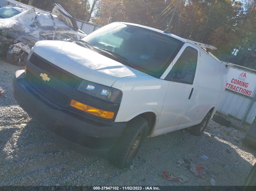 2020 CHEVROLET EXPRESS CARGO RWD 2500 REGULAR 1GCWGAFP6L1205496
