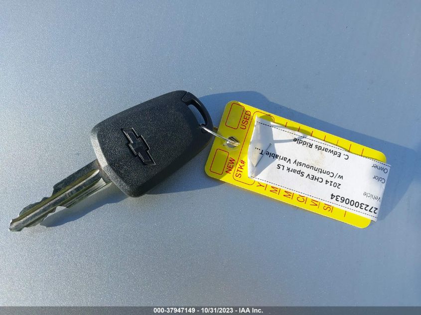 2014 CHEVROLET SPARK LS - KL8CB6S92EC581361