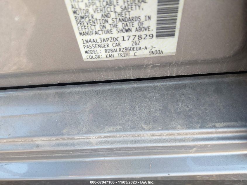 2013 NISSAN ALTIMA 2.5 S - 1N4AL3AP2DC177829