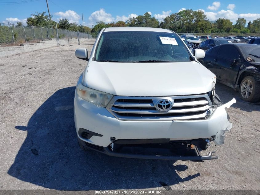 2013 TOYOTA HIGHLANDER PLUS - 5TDZA3EH2D8031645