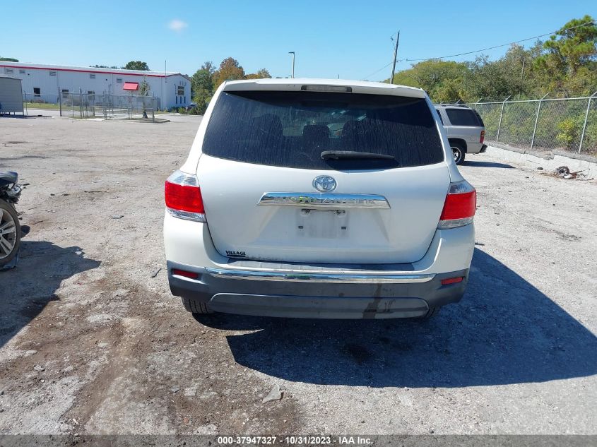 2013 TOYOTA HIGHLANDER PLUS - 5TDZA3EH2D8031645