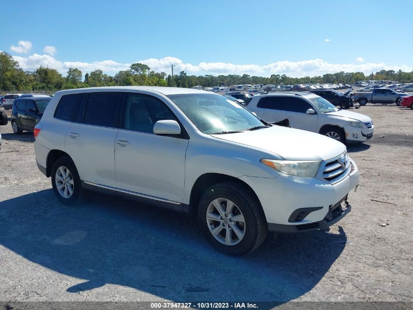 2013 TOYOTA HIGHLANDER PLUS - 5TDZA3EH2D8031645