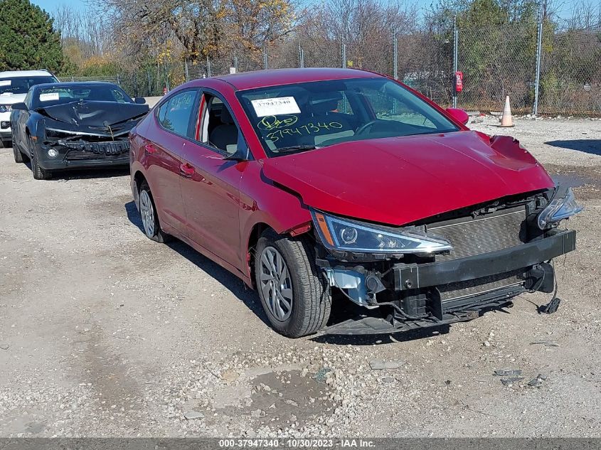 2019 HYUNDAI ELANTRA SE - KMHD74LF1KU794020
