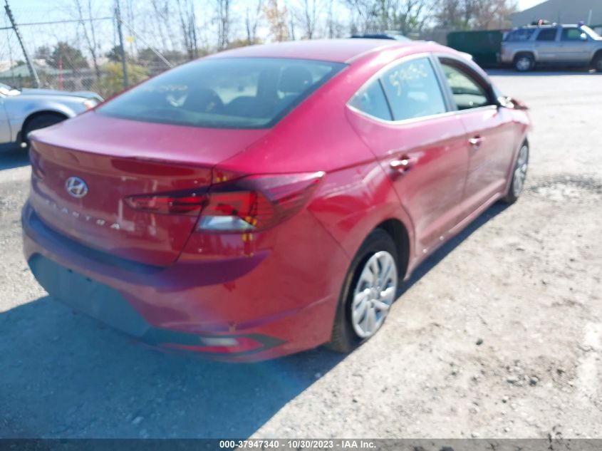 2019 HYUNDAI ELANTRA SE - KMHD74LF1KU794020