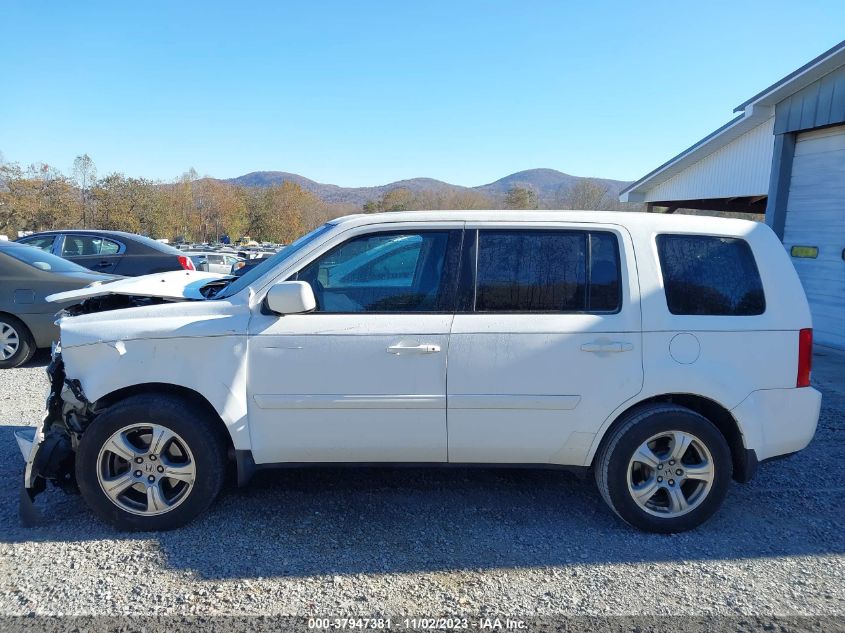 2013 HONDA PILOT EXL - 5FNYF3H52DB039408