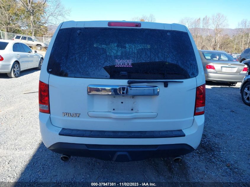 2013 HONDA PILOT EXL - 5FNYF3H52DB039408