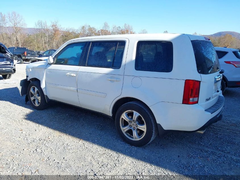 2013 HONDA PILOT EXL - 5FNYF3H52DB039408