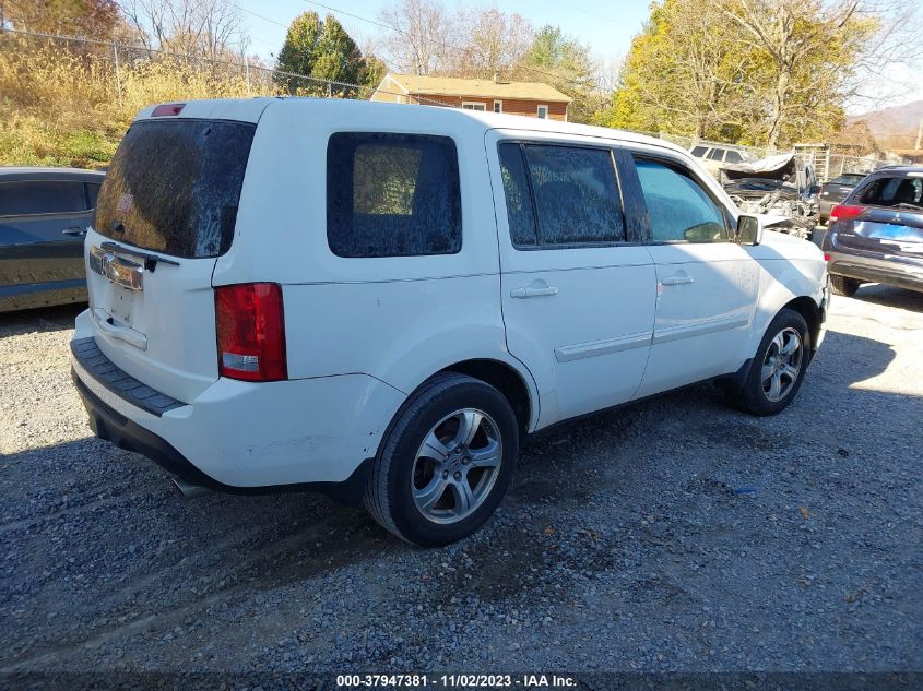 2013 HONDA PILOT EXL - 5FNYF3H52DB039408