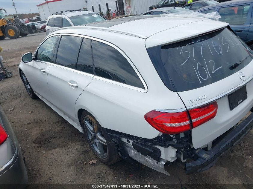 2017 MERCEDES-BENZ E 400 4MATIC - WDDZH6GB3HA134913