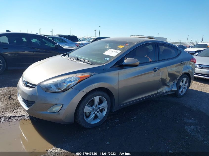 2013 HYUNDAI ELANTRA GLS - 5NPDH4AE6DH427848