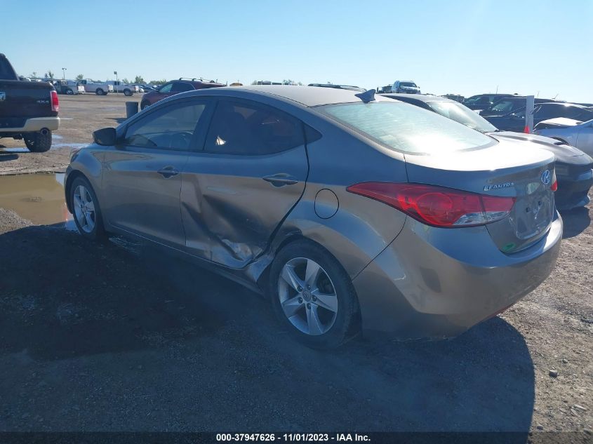 2013 HYUNDAI ELANTRA GLS - 5NPDH4AE6DH427848