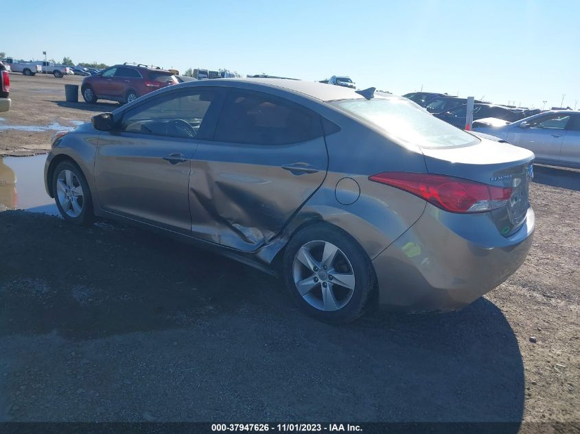 2013 HYUNDAI ELANTRA GLS - 5NPDH4AE6DH427848