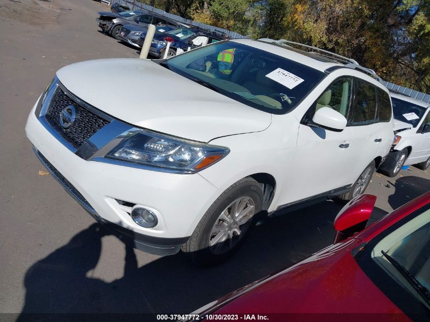 2013 NISSAN PATHFINDER SL - 5N1AR2MM5DC609006